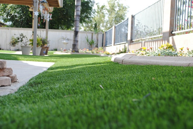 Lush drought tolerant lawn - Artificial Grass Recyclers